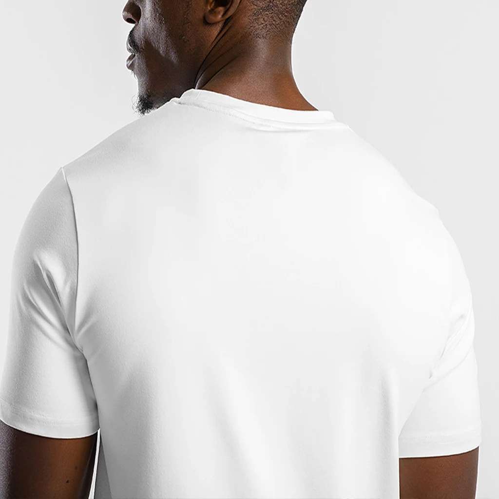 Fashionable Milky White color plain T-shirt