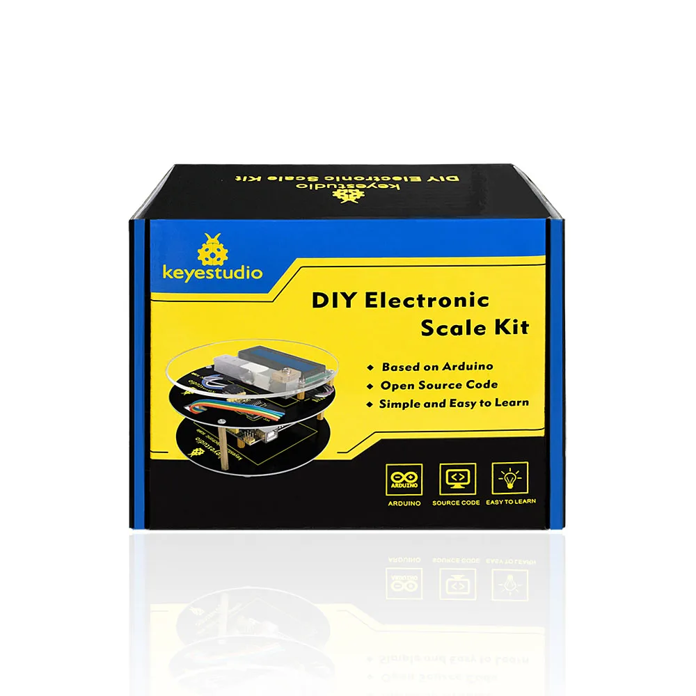 Keyestuido DIY Electronic Scale Starter Kit For Arduinos Education Programming based + 64 Page Book Manual