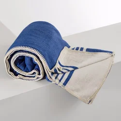 High Quality Turkish Cotton Handloom Peshtemal Throw Bedding Double Sided Sofa Cover Rich Colors Beautiful Bed Cover