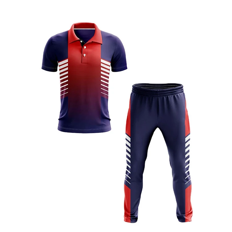 2022 Top Quality Custom New Design Cricket Jersey Trousers Cricket Uniform Sublimation Cricket Best Price made in Pakistan