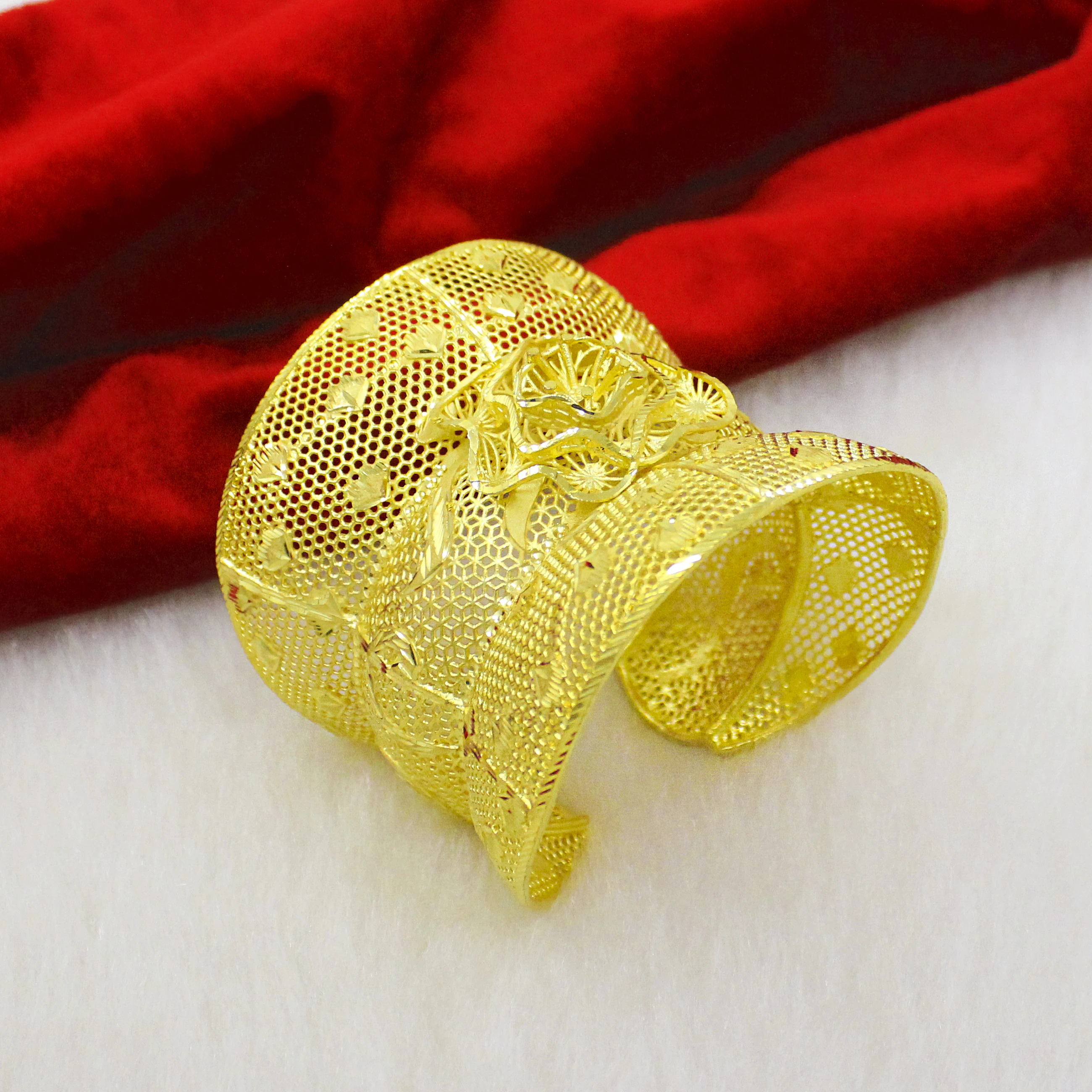 Brass Bracelet Gold Platted Bangles by Alex Jewellery .