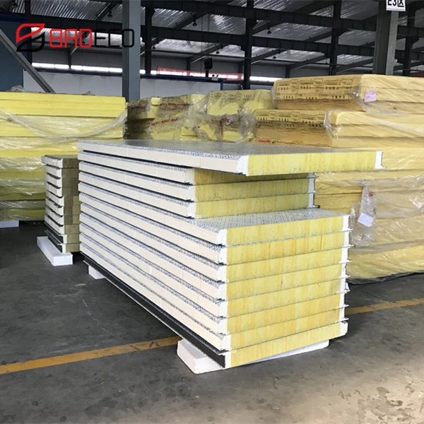 Изоляционная композитная стеновая панель из стекловаты высокой плотности по заводской цене