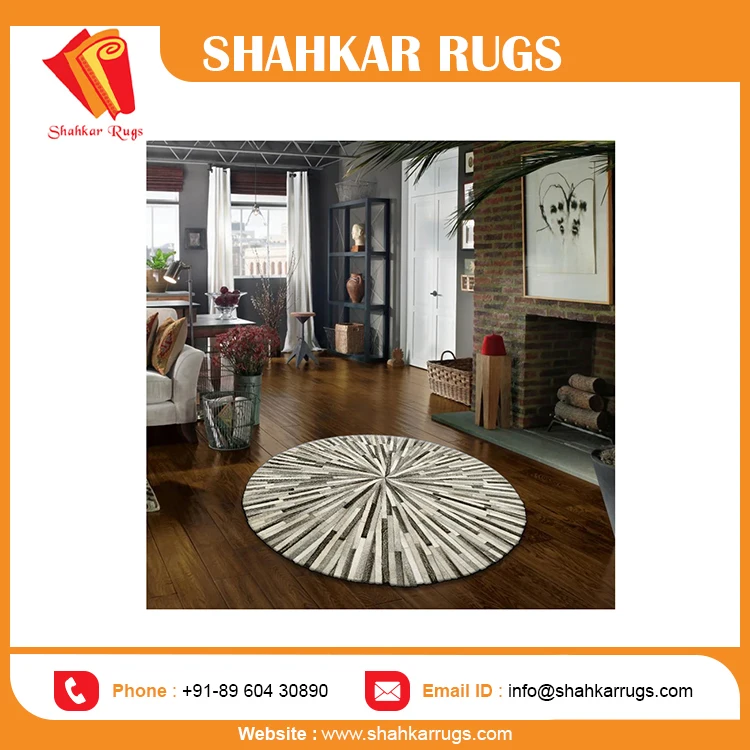Hot sale Luxury carpet tiles  Area Round Rug for Living Room and bedroom