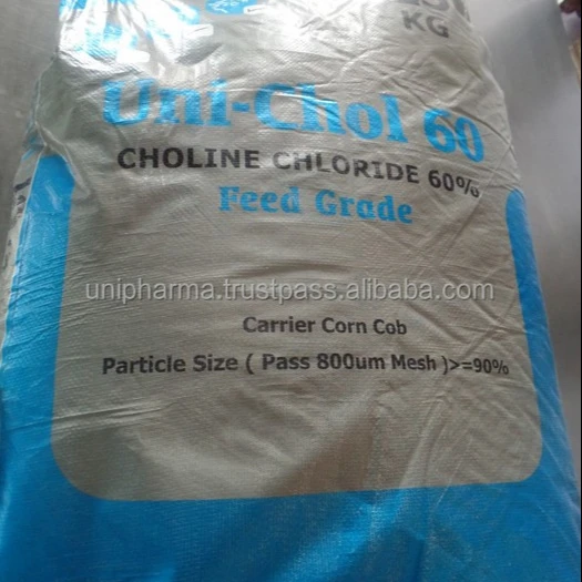 Feed Grade Choline Chloride 60% (Corn Cob carrier)