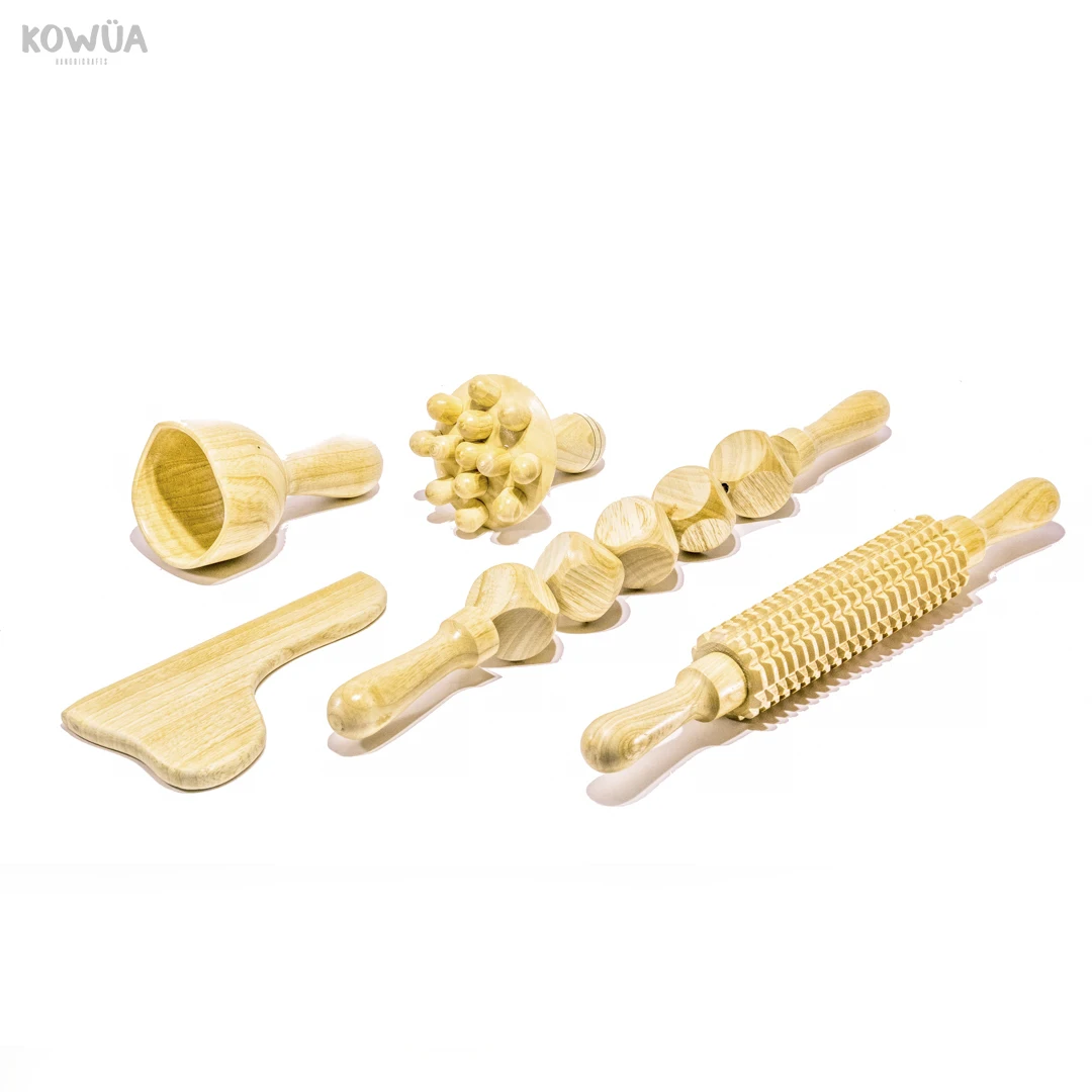 Cupping Set, Wood Massager, Wooden Health Massager Body Therapy