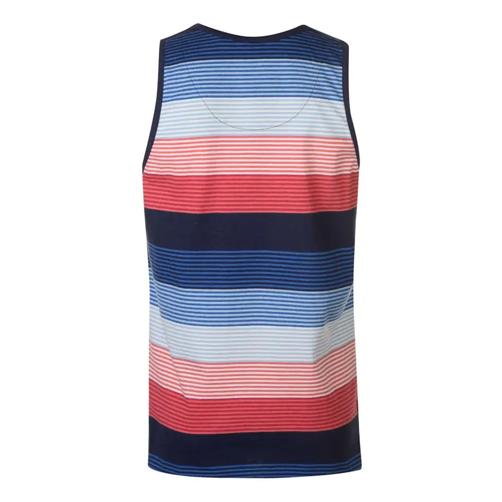 Custom new design logo printed Men Tank top
