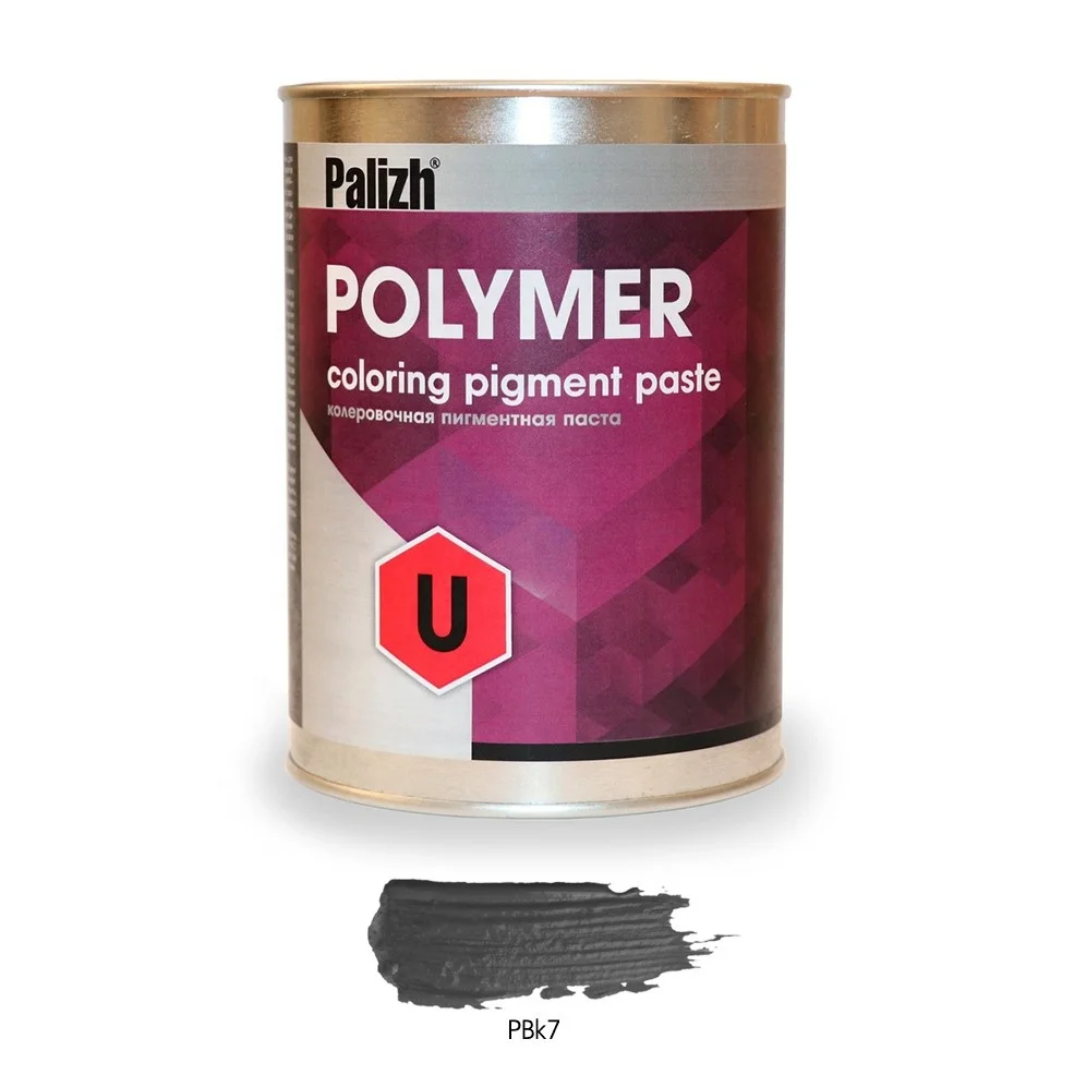 Black low concentrated PBk7 Coloring pigment paste Polymer U for solvent based paints (PU.GR.773)