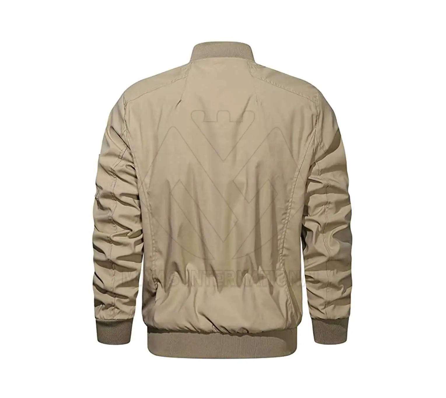 Wholesale Quilted Custom Bomber Baseball Jacket Men