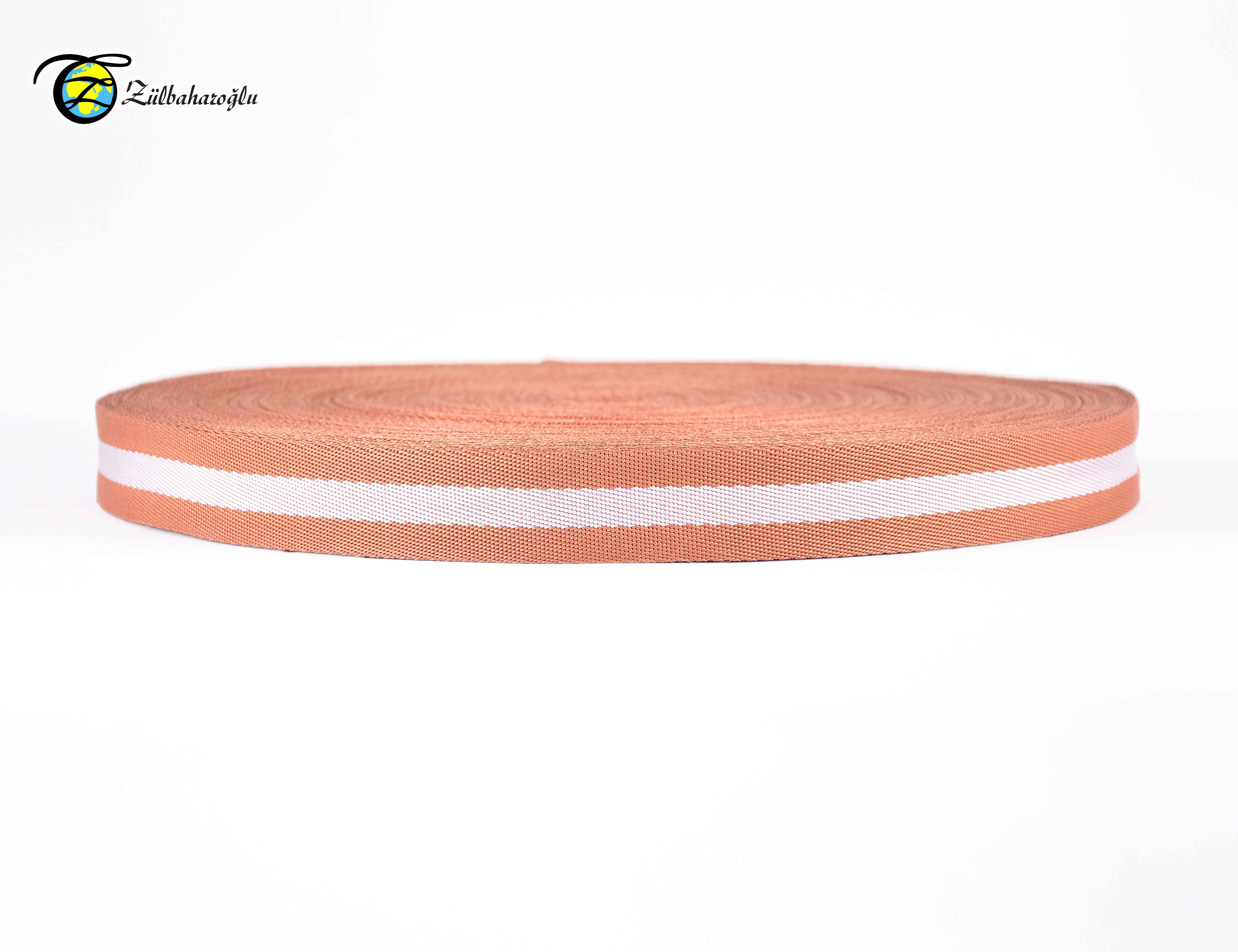 Nice Design PP Webbing Made In Turkey Polypropylene Webbing For Belt Bag Shoes Decoration