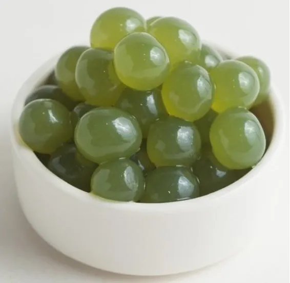 Green Apple Fruit popping boba  from Taiwan 3.2kg Tapioca Boba