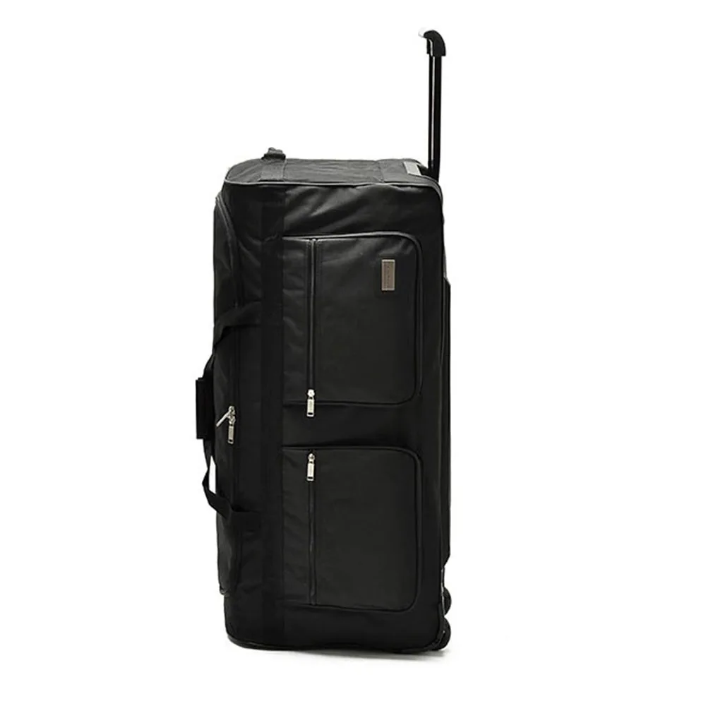 Custom Printing shockproof luggage Rolling bag wheel travel bag