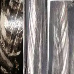  Высококачественные черные пластины из буйвола с белыми полосками для оптической рамки и ручки ножа