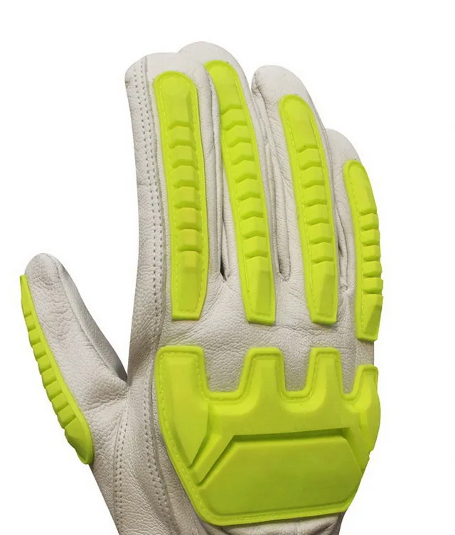 Перчатки резиновые противоударные защитные перчатки из термопластичной резины уровень врезания 5 для тяжелых условий эксплуатации безопасных работ на нефтяных месторождениях