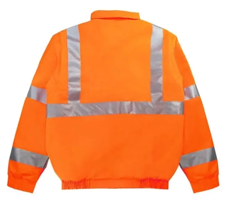 Custom Logo Suitable With Sleeve Detachable Reflective Jacket And Vest Changing Solution