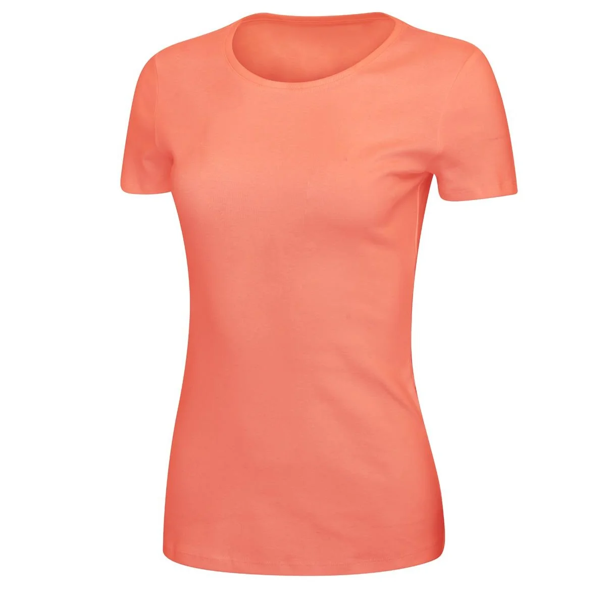 Высокое качество индивидуальная оптовая продажа разноцветная женская футболка с круглым вырезом из бангладеш