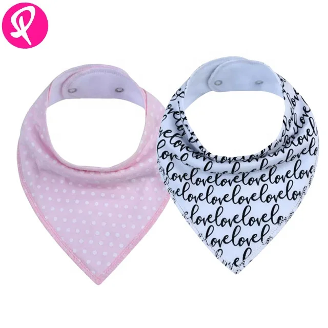 
Custom 8 Piece Pack Baby Bandana Bibs 