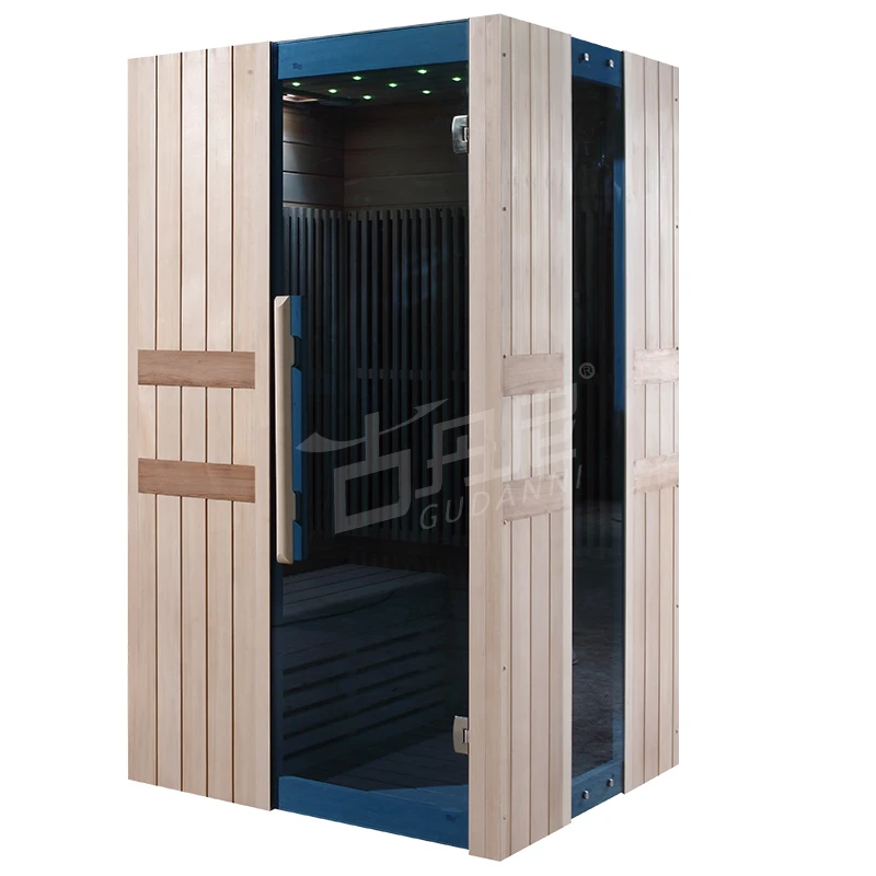 Diamond Hemlock Customized stone stove sauna room