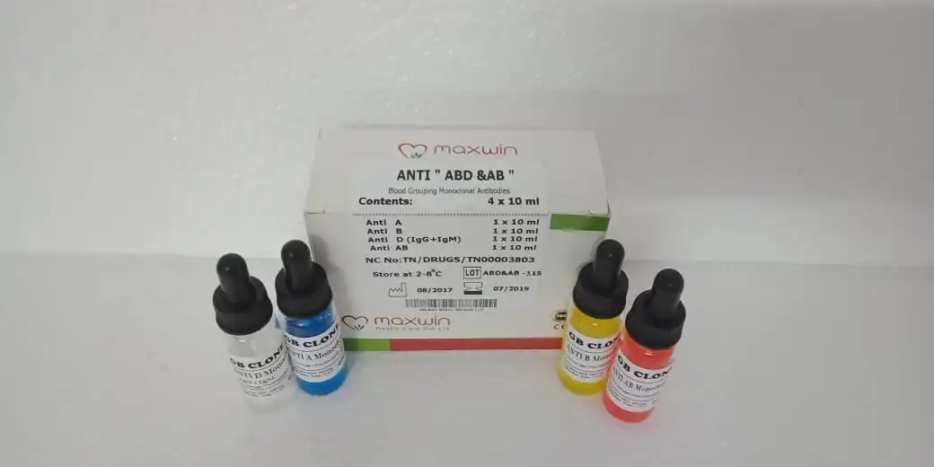 ABO Blood Typing Reagents | Monoclonal Anti Sera Blood Grouping Reagents Test Kits