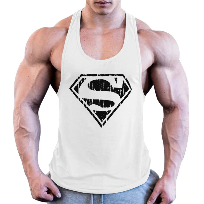 
Muscle Guys Gym Clothing Fitness Men Tank Top Bodybuilding Back Top Quality Stringer 