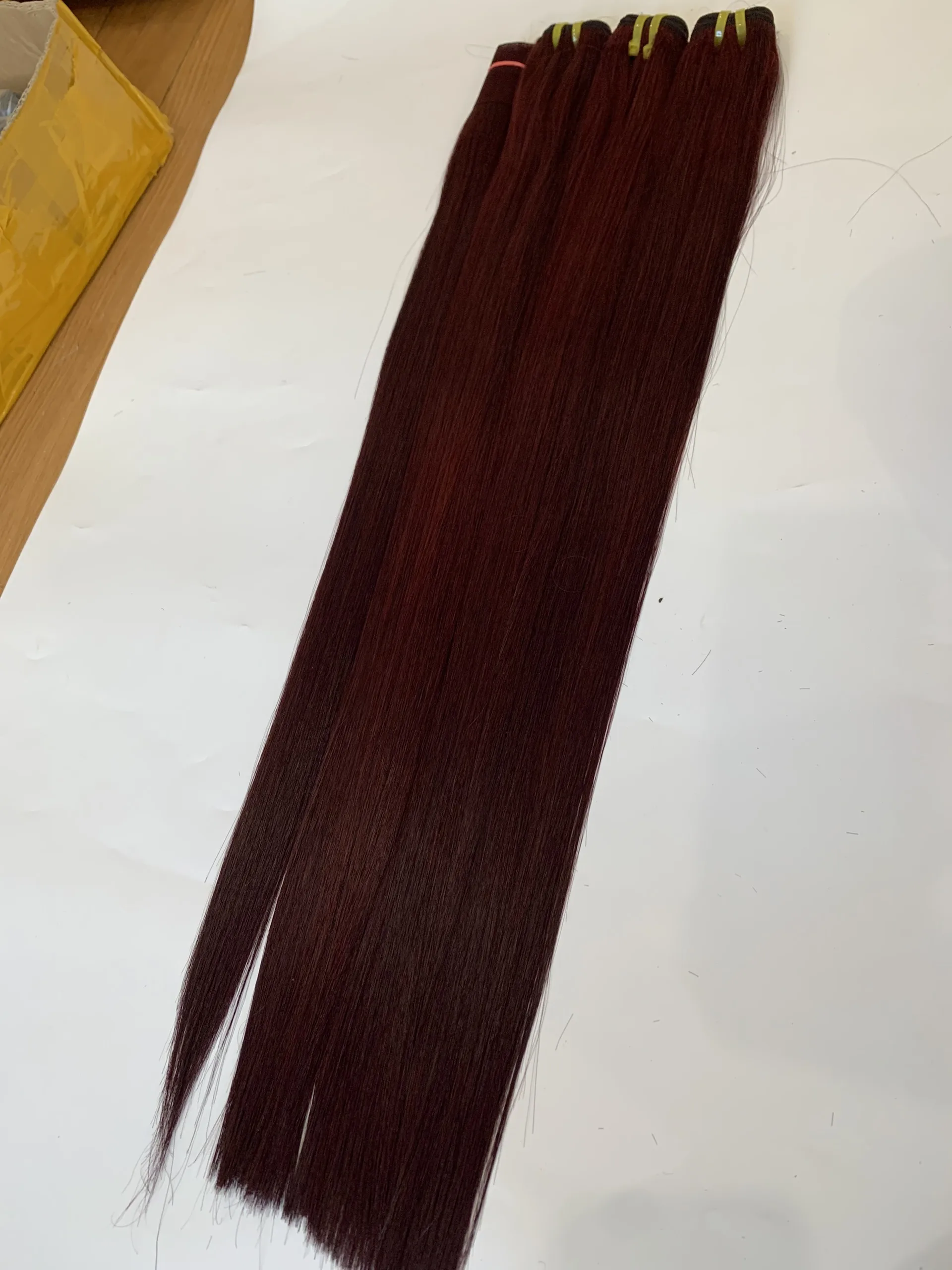 Пурпурные Цветные Супер двойные человеческие волосы прямые 28 'no tang no nit Лучшее качество 100% натуральные от Livihair Vietnam