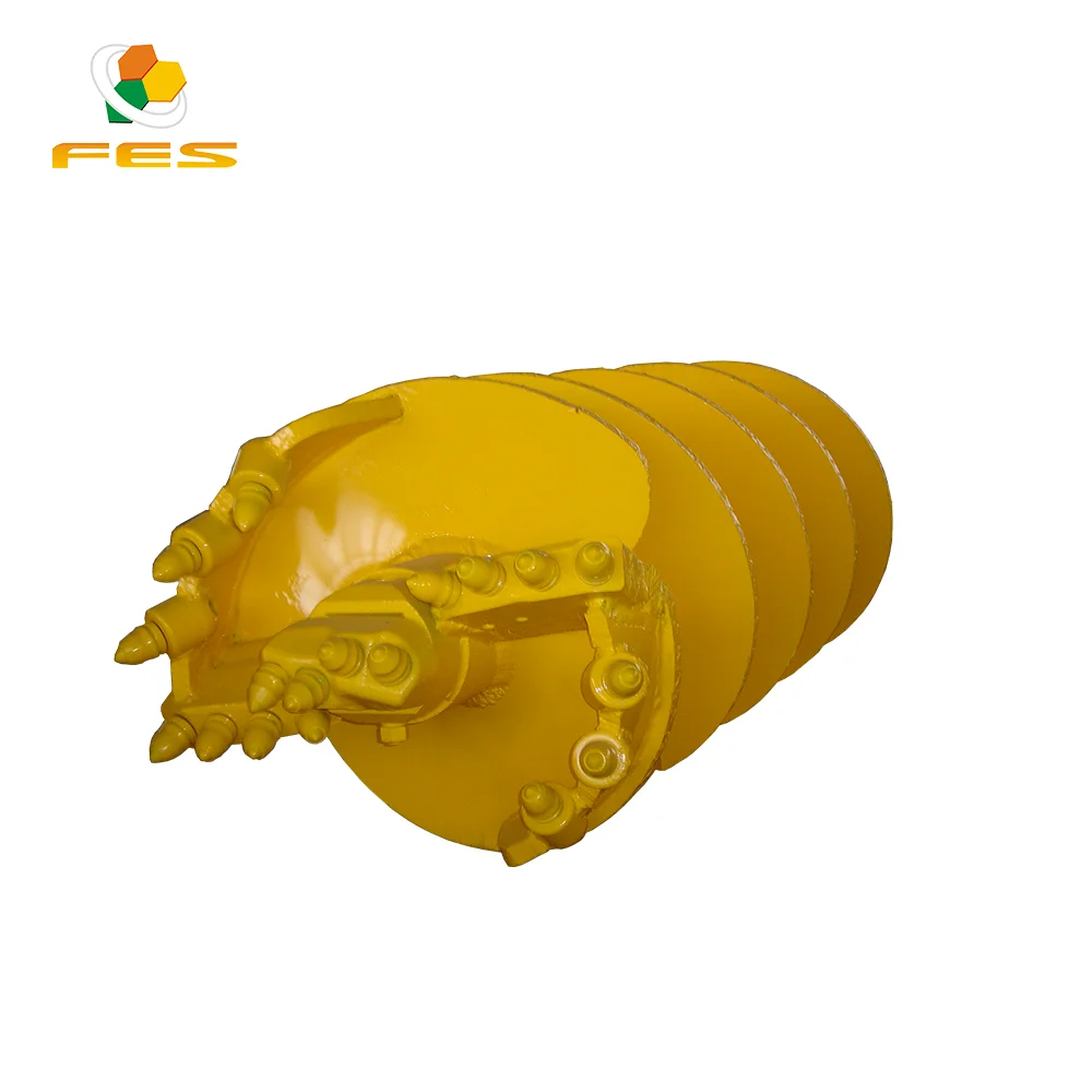 Excellent quality foundation drilling flight augers double cut single cut for rock and clay with factory price