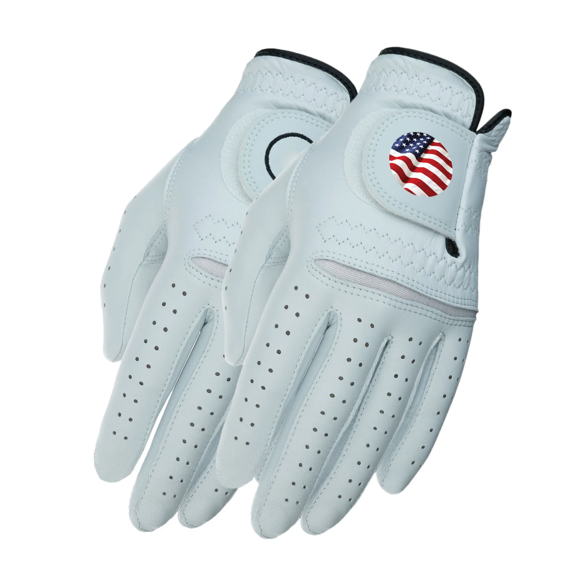 Производитель на заказ, перчатка Для Гольфа Cabretta, кожаные магнитные шариковые маркеры, левая и правая перчатки для гольфа