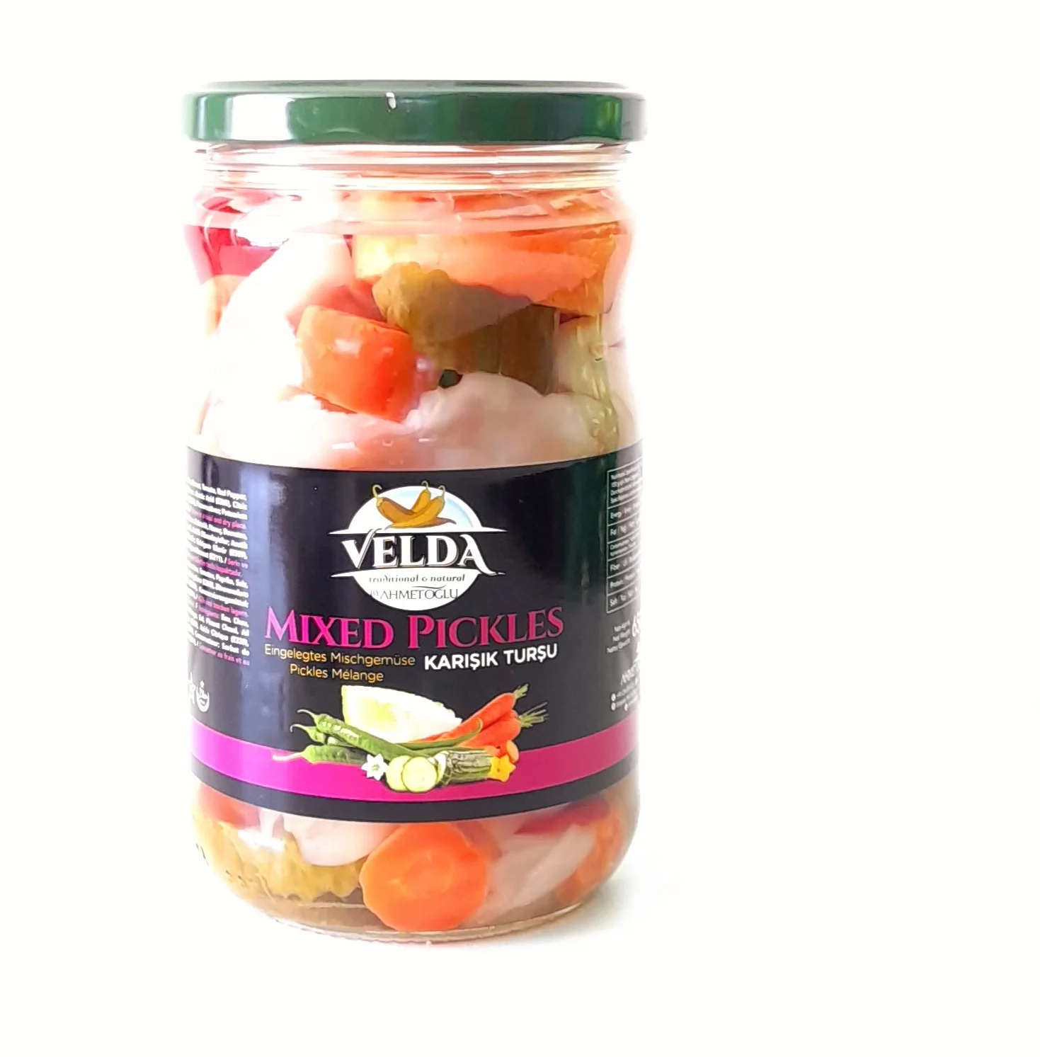 Абсолютно новый и самый продаваемый Оптовый продукт-смешанные Марины-стеклянная банка объемом 660 куб. См