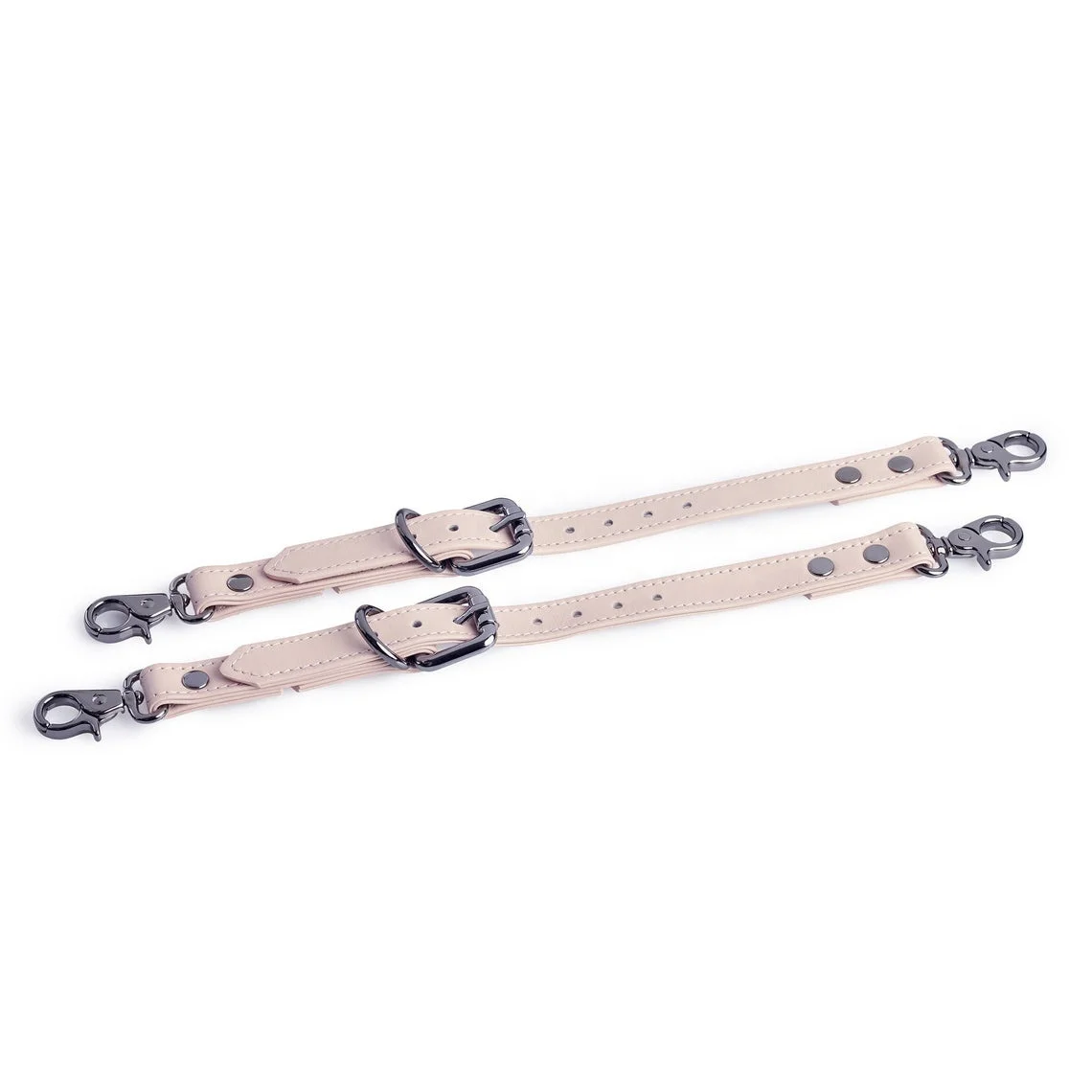 Grey BDSM Garters Leather Restraints Premium Fetish Gear Bondage Submissive  TEY-0122