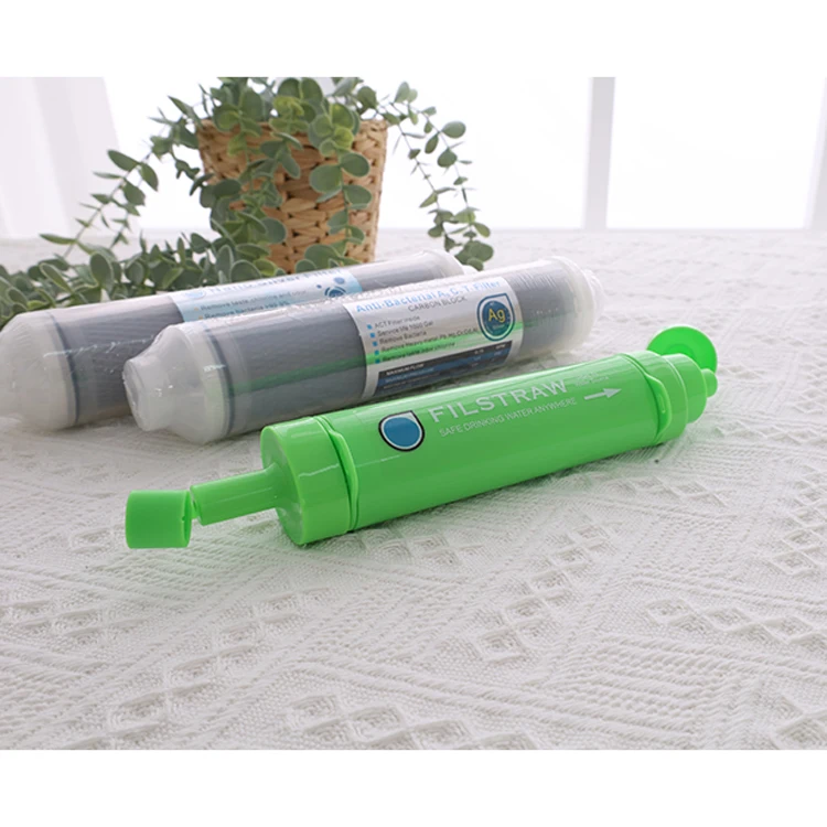  Фильтр класса Nano для раствора чистой воды соломинка кемпинга