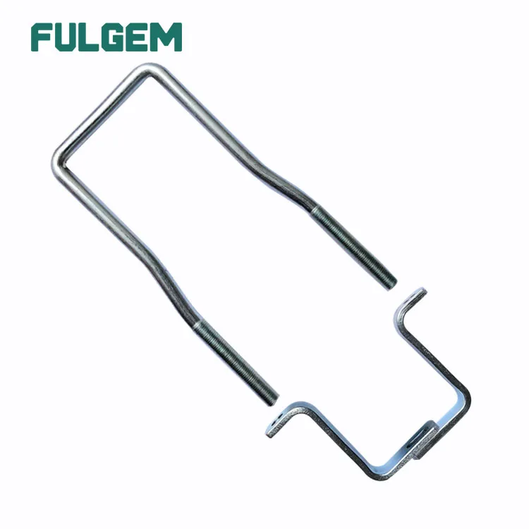 trailer u-bolt threaded brackets locking levers spare tire carrier