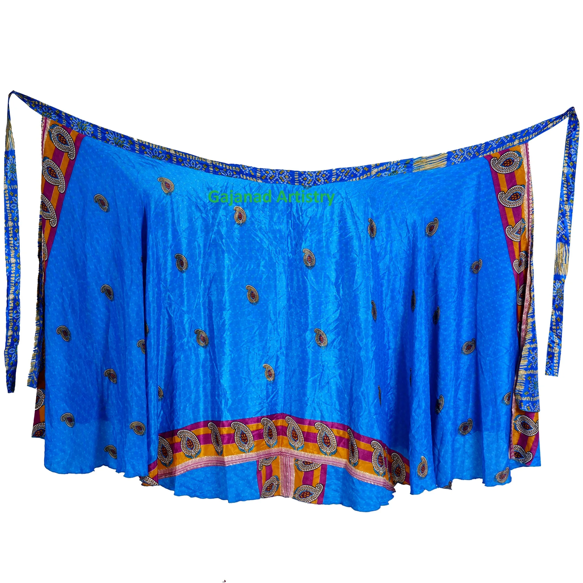 Indian Vintage Silk Skirts For Wholesale Lot Indian Silk fabric Handmade Women Skirt Fabric Boho Skirt Bohemian Hippie