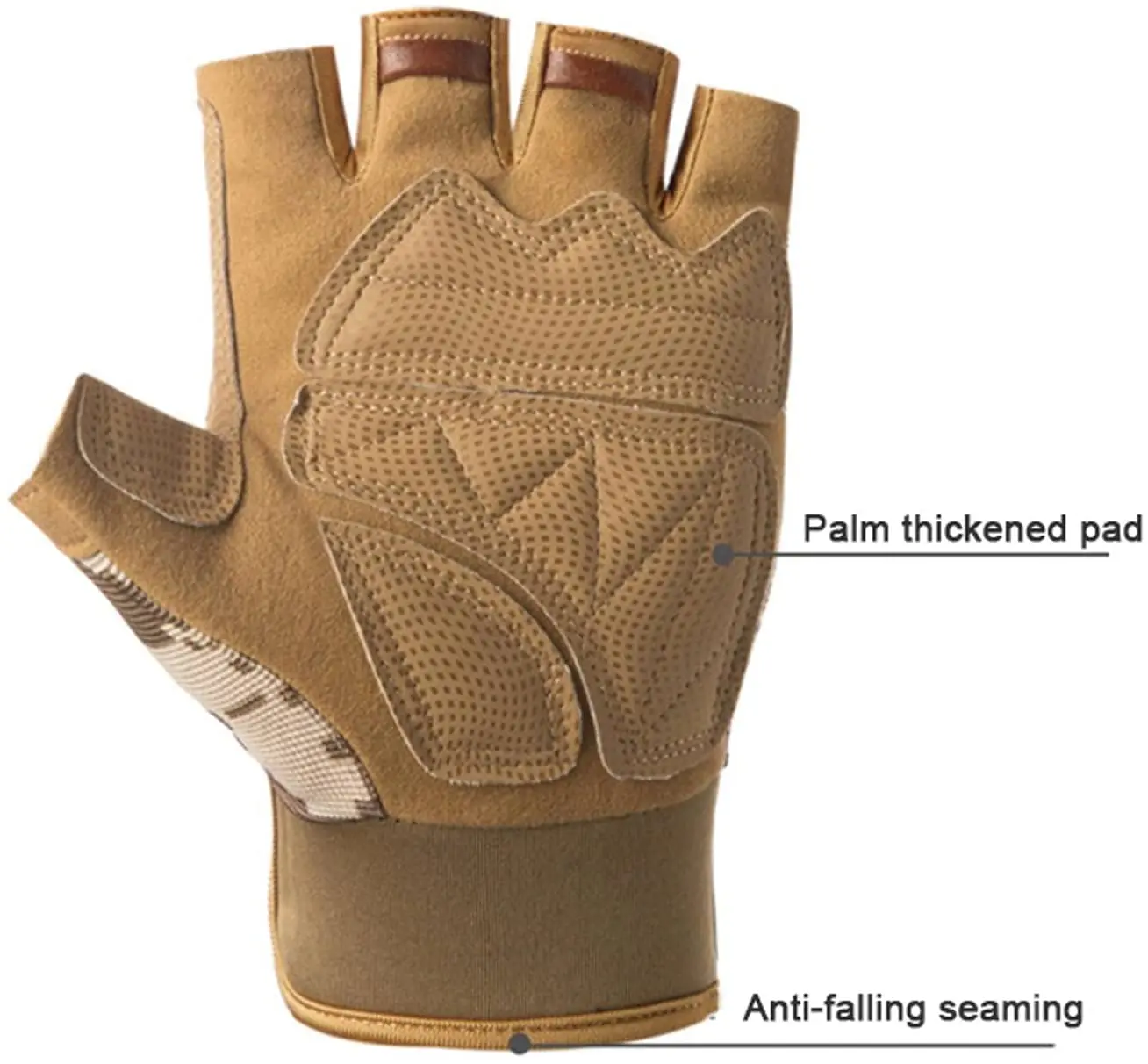 Dexam Sports Gloves Half Finger Tactical Motorcycle Gloves Hard Shell Knuckle Half Finger Air soft Shooting Hunting Gloves