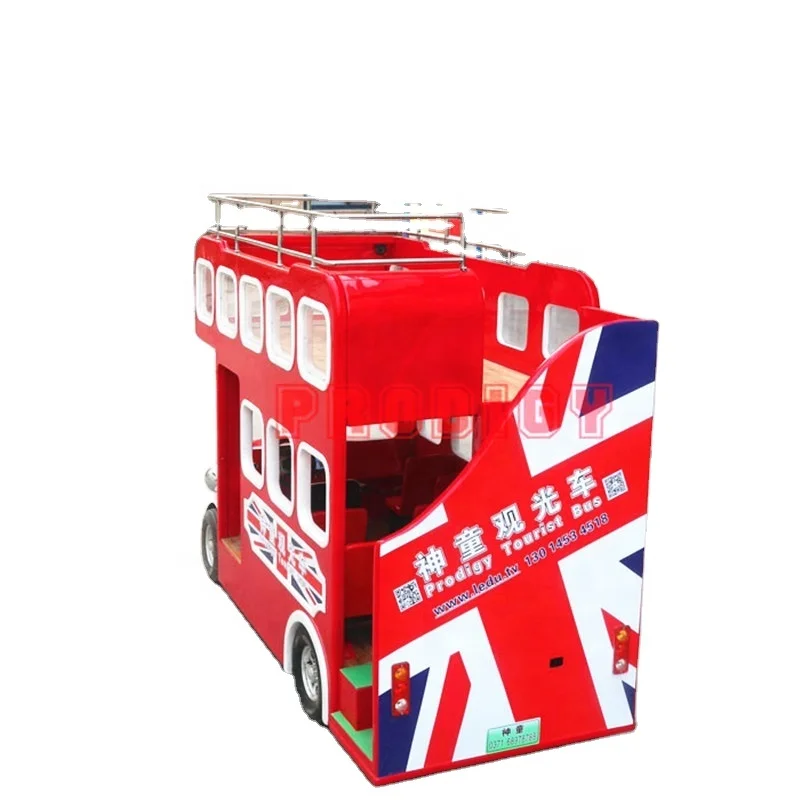 Развлекательное оборудование для детской площадки двухуровневый автобус