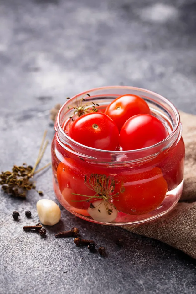 Маринованный красный помидор с вишней высокие питательные вещества из Вьетнама-Stella + 84383323587