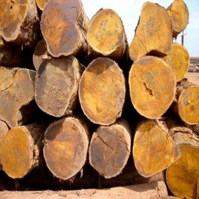 Buy Europe White Oak Bilinga Wood Round Logs For Sale