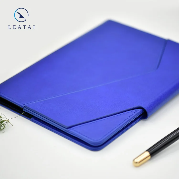 
Navy blue cover executive diary with pen holder 