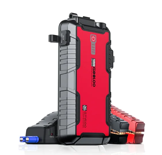 GOOLOO GT1500 1500A 55.5WH использование переносного автомобильного пускового устройства 15000 мА/ч пиковое значение тока Power bank грузовик пусковое