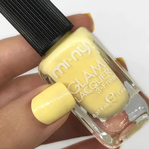 ITALIAN HIGH QUALITY  PROFESSIONAL NAIL POLISH -  6 SHADES AVAILABLE OF YELLOW COLOR - GLAM COLLECTION 11 ml NON TOXIC FORMULA