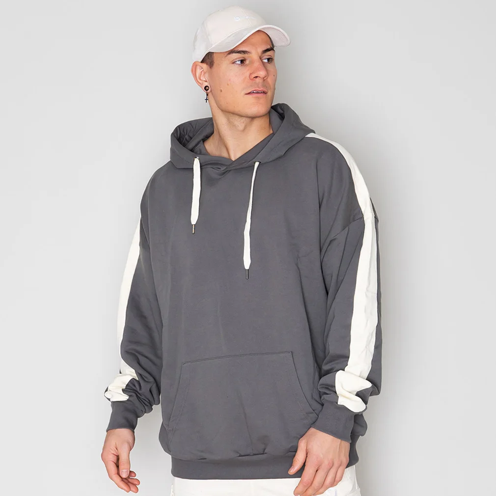 Latest design men peach color Pullover Hoodies | Custom color hoodies 2023 wholesale sets for men