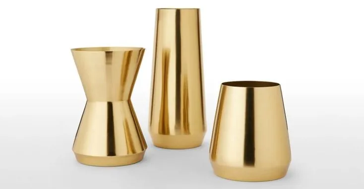 Brass Copper Vases for hotels home bar handmade decorative wedding vases