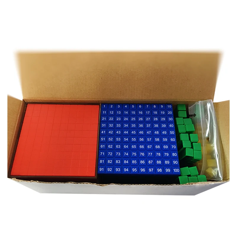 Stackable Base 10 Blocks Concave Pieces