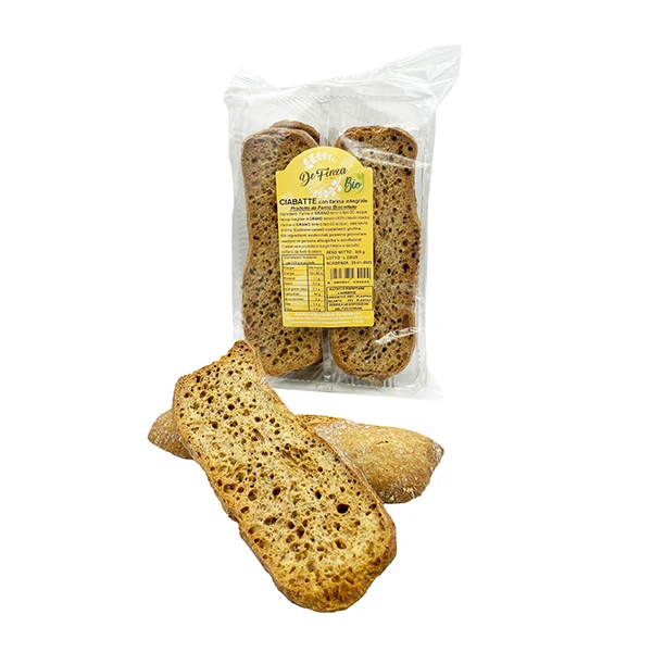 Top quality handmade italian classic crispy bread ciabatta bianca organic for cooking for export (1600475004105)