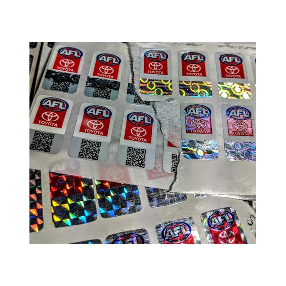 Hologram 3d  Labels Bulk Genuine Serial Number Custom Security Holographic Labels