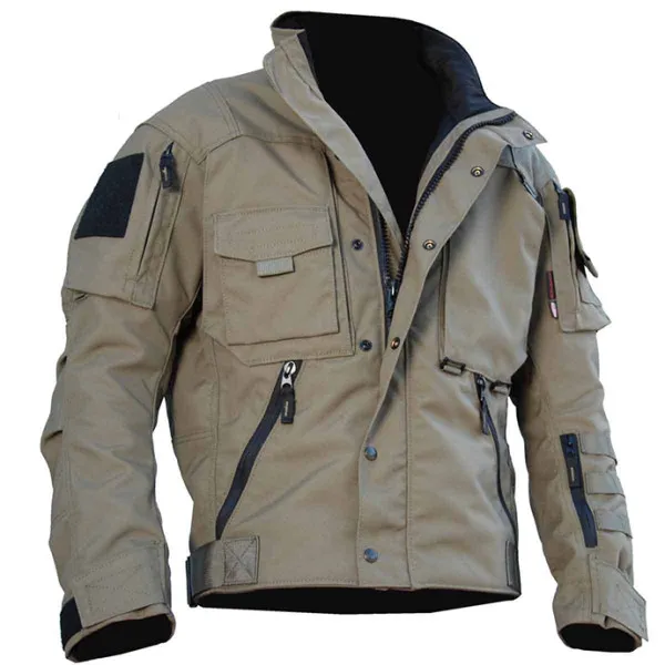 customized petroleum security police bike  jacket with back protection men multi pockets wind and rain proof motorbike jackets