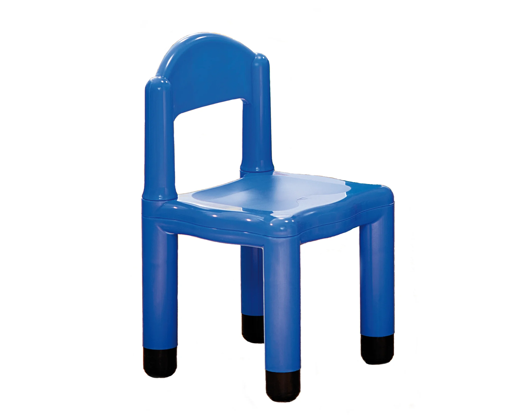 Best Italian quality highly resistant plastic kindergarten blue chair for kids