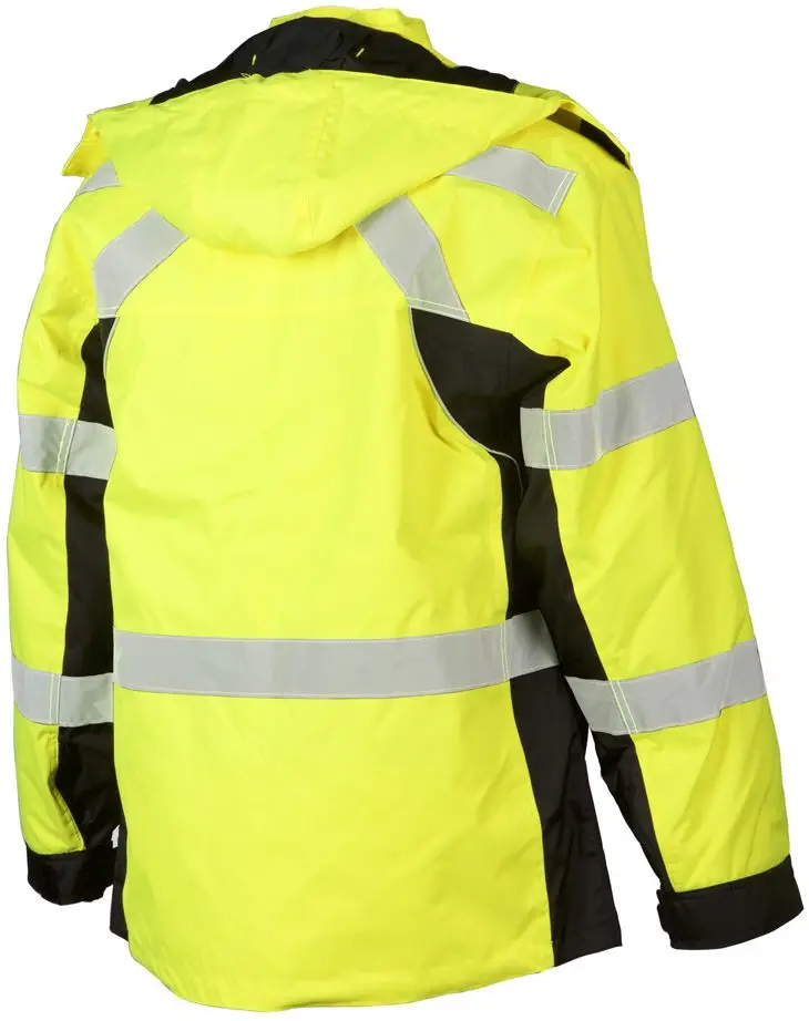 Safety Jacket Reflective Safety Jacket Construction Clothing High Visibility Hooded Jackets Sweatshirt