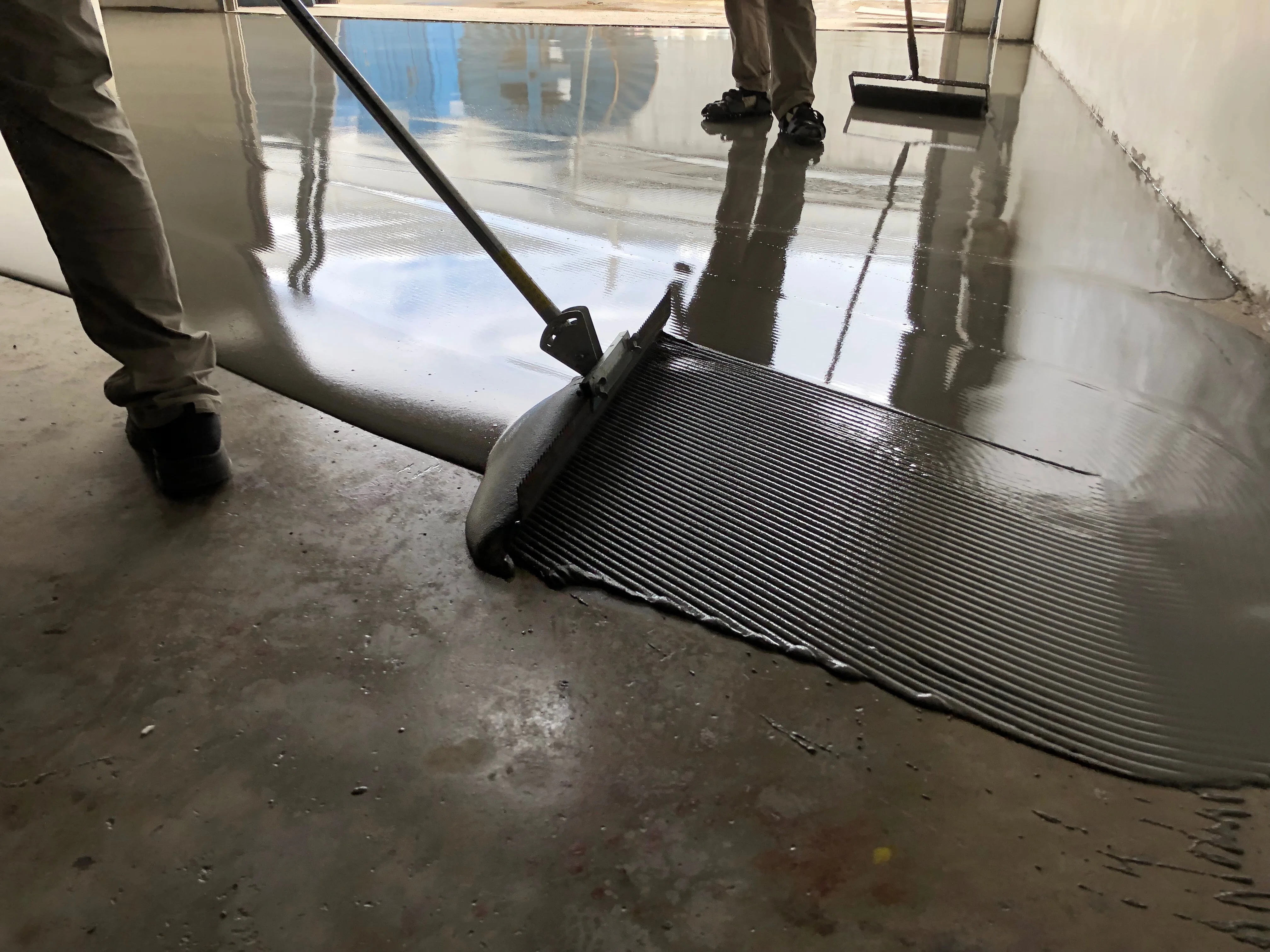 Chanye three components withstand heavy pressure epoxy mortar epoxy floor finish