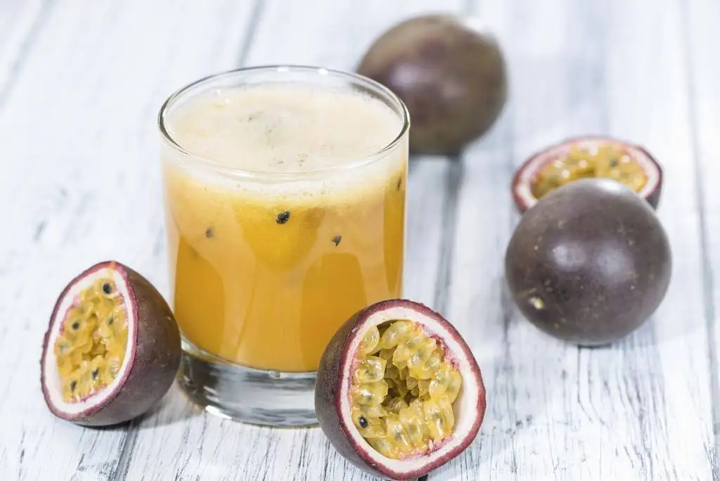 Pure passion fruit juice origin Vietnam brand Mekong Herbals
