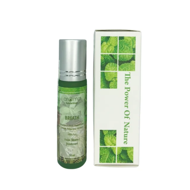 
Best Quality Natural Breath Roll on Warm Flu Relax Balance Aroma 100% Pure Eucalyptus essential oil Peppermint 
