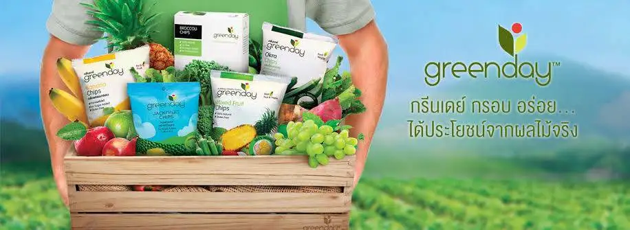 Greenday Crispy Sstrawberry Mixed Banana 30g. (1x3x12)